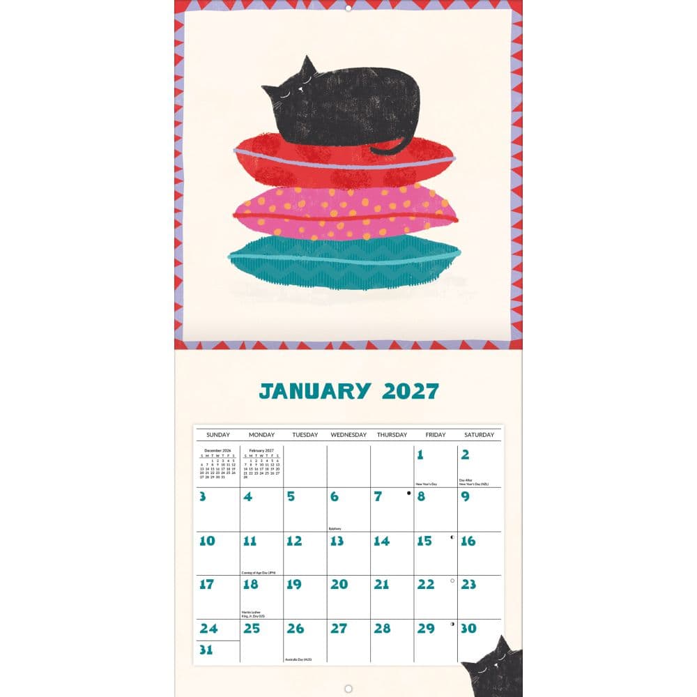 Funky Cats 2027 Wall Calendar Second Alternate Image