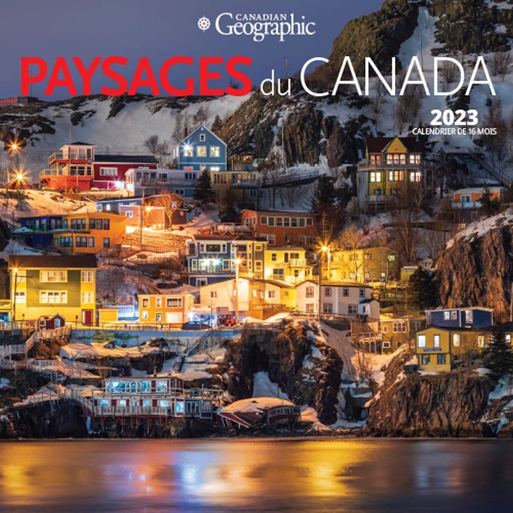 Wyman Publishing Canadian Geographic 2023 Wall Calendar (FRENCH)