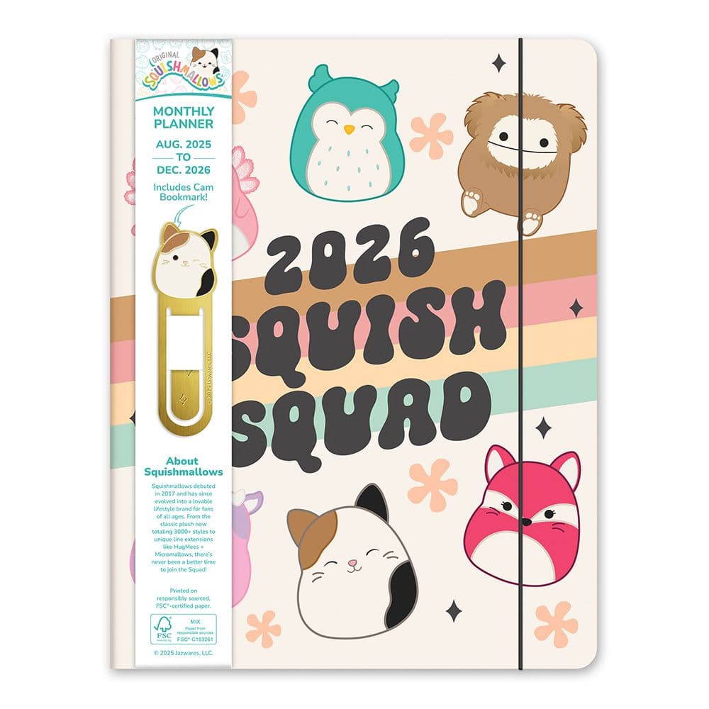 Squishmallows Monthly 2026 Planner Main Product Image