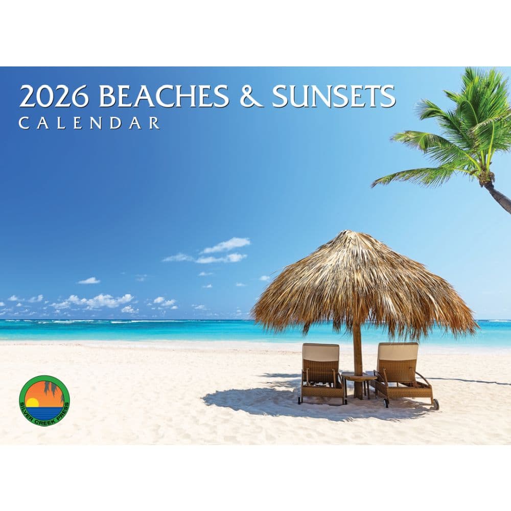 Sunsets and Beaches Wall 2026 Wall Calendar Main Product Image