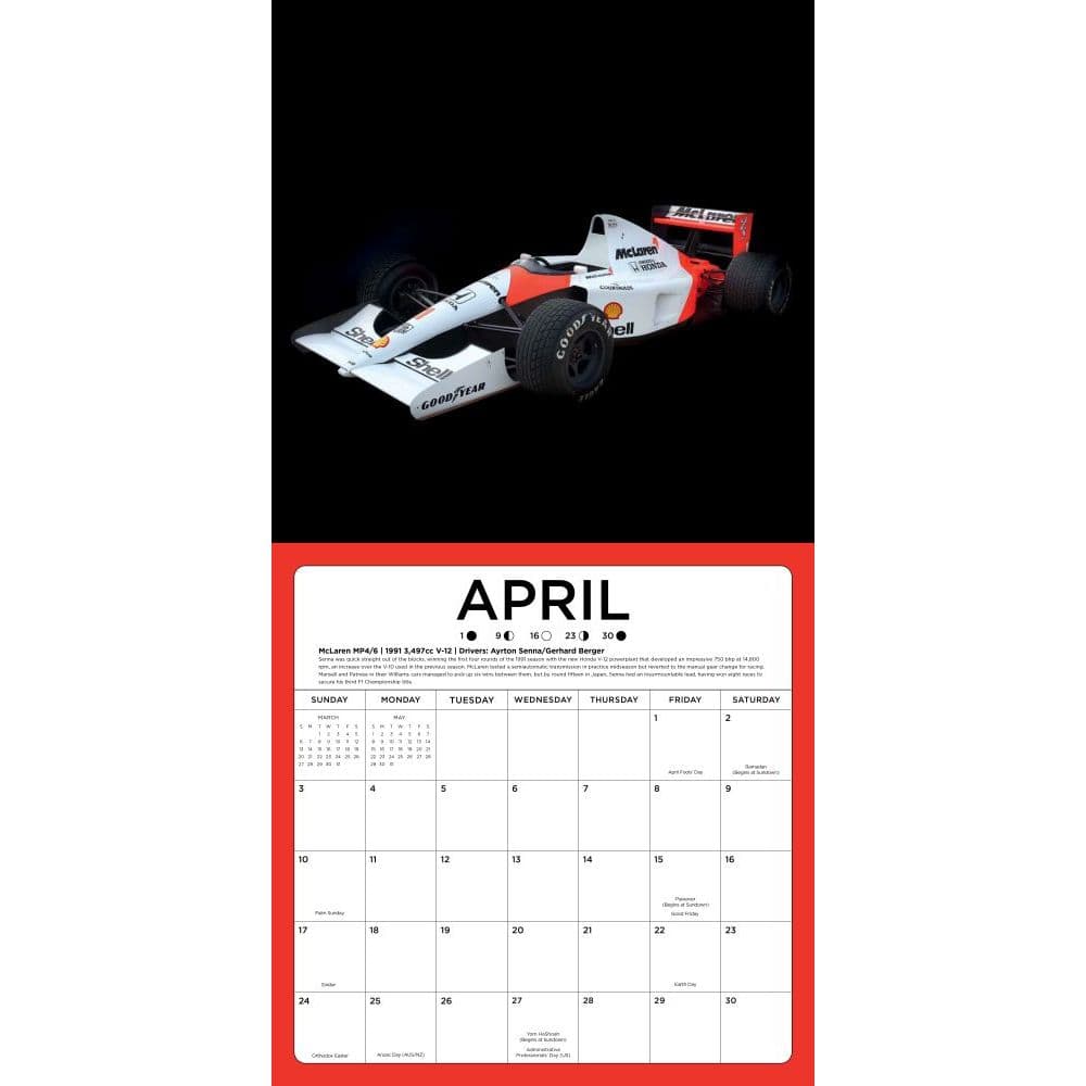 formula 1 2022 wall calendar calendarscom