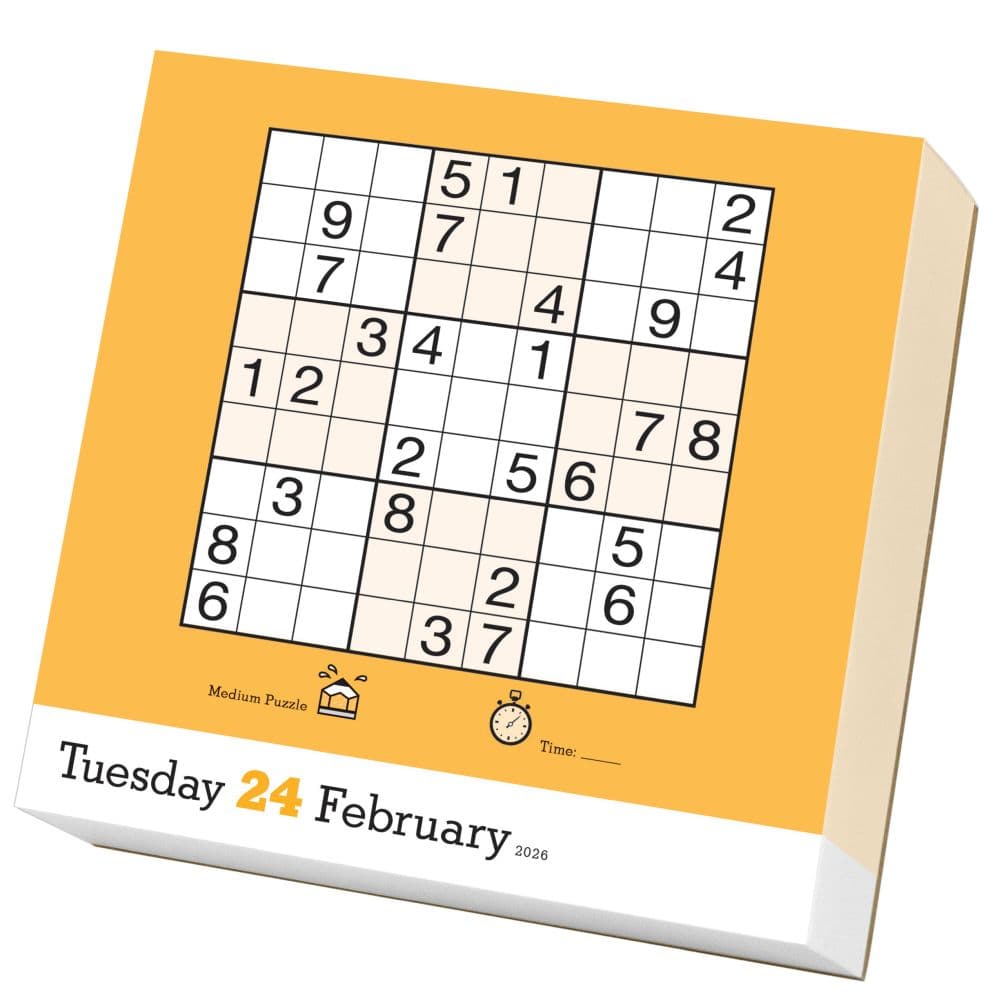 Sudoku 2026 Desk Calendar Second Alternate Image