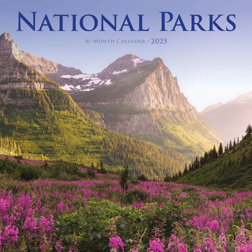 National Park 2025 Wall Calendar Junie Margret