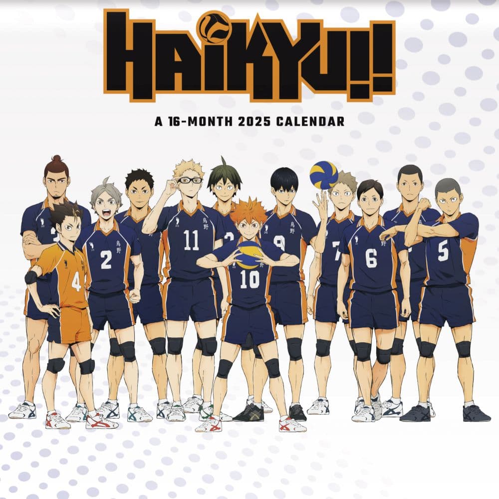 Haikyu 2025 Wall Calendar Main Image