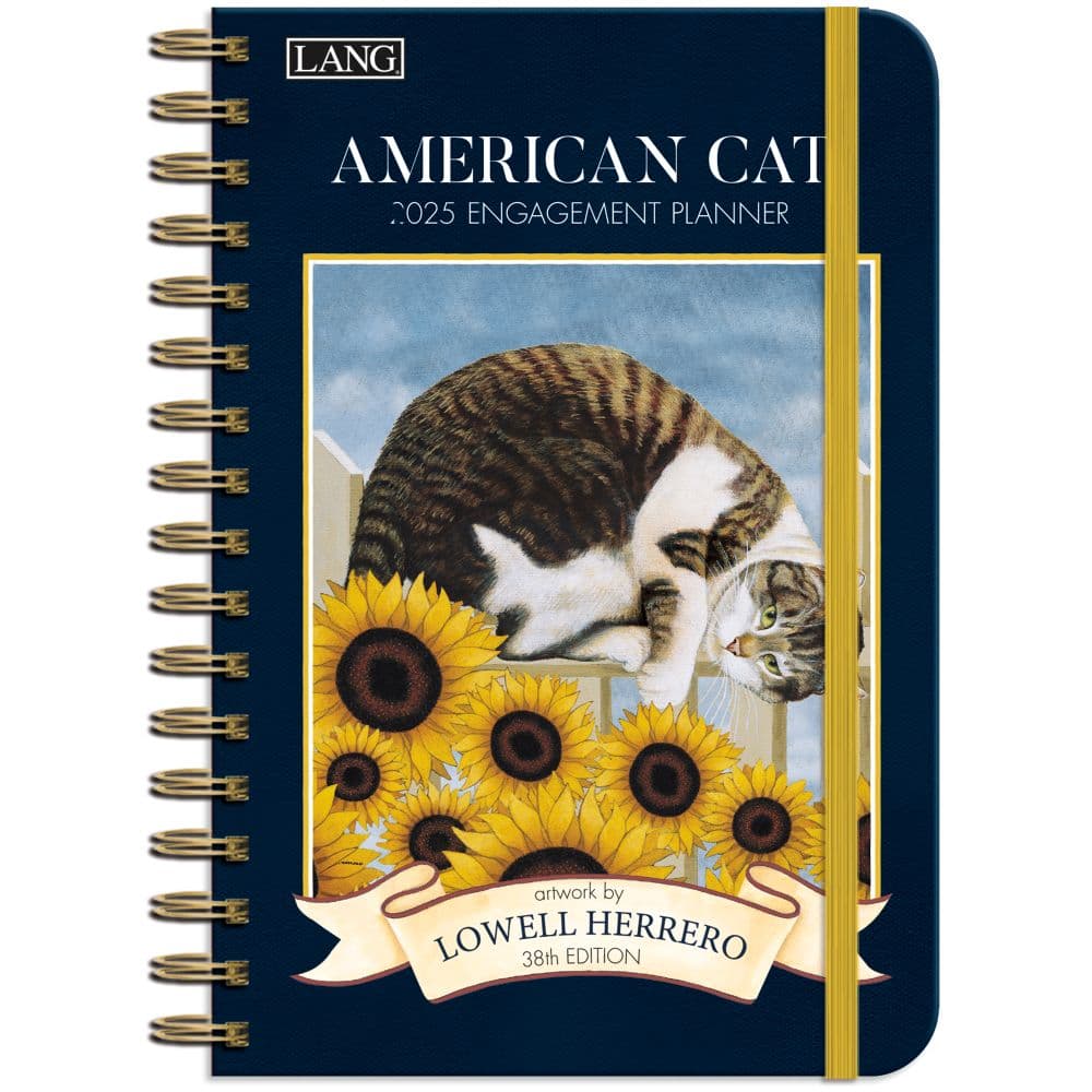 image American Cat by Lowell Herrero 2025 Spiral Engagement Planner _Main Image