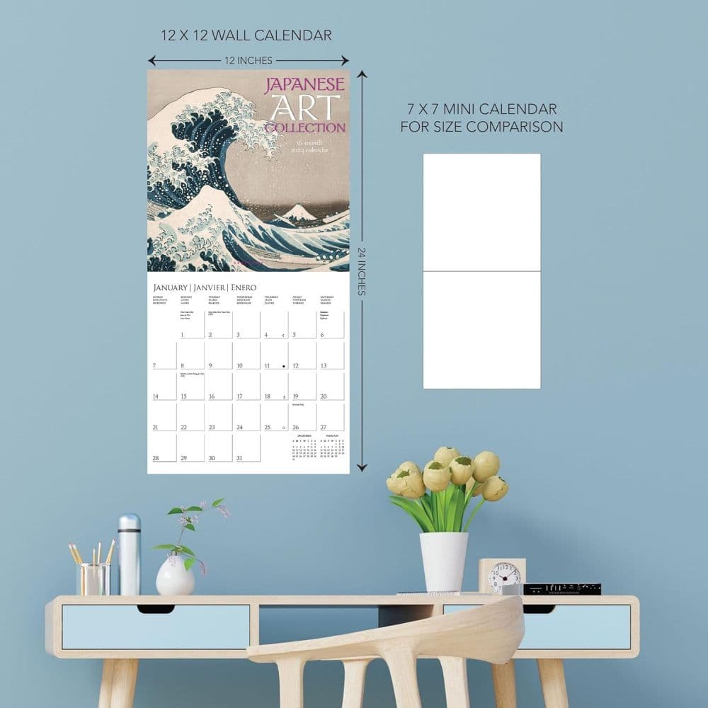 Japanese Woodblock 2024 Wall Calendar Fifth Alternate Image width=&quot;1000&quot; height=&quot;1000&quot;
