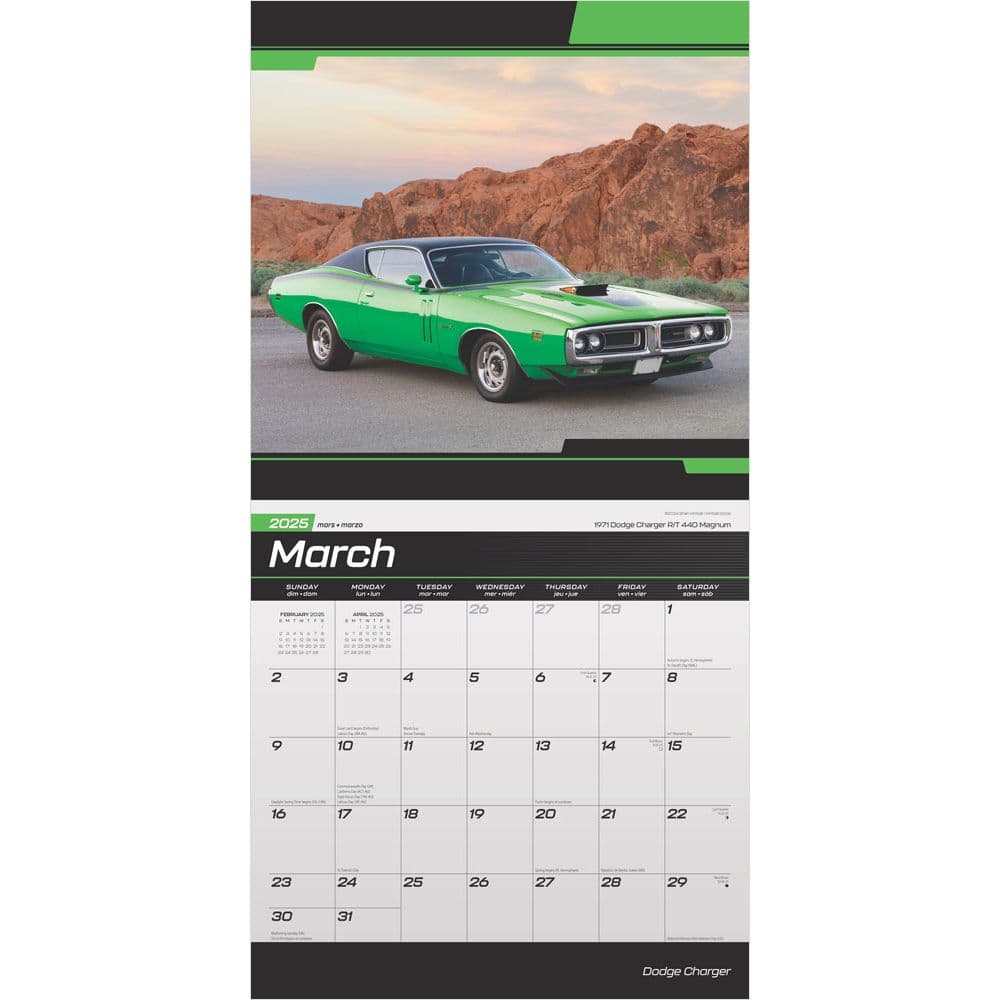 Dodge 2025 Wall Calendar First Alternate Image width=&quot;1000&quot; height=&quot;1000&quot;