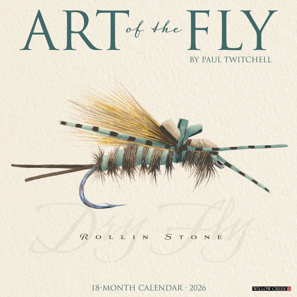 Art of the Fly 2026 Wall Calendar Main Image