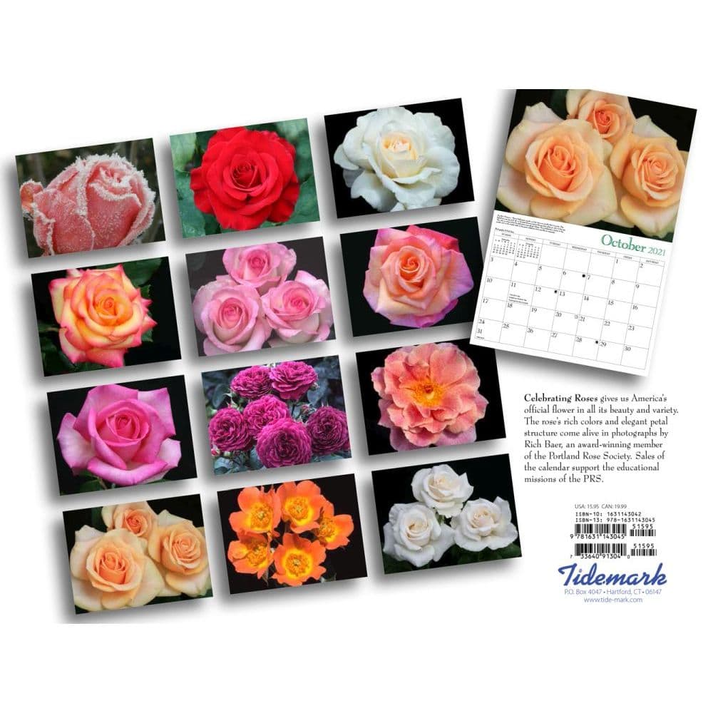 Roses Celebrating Wall Calendar