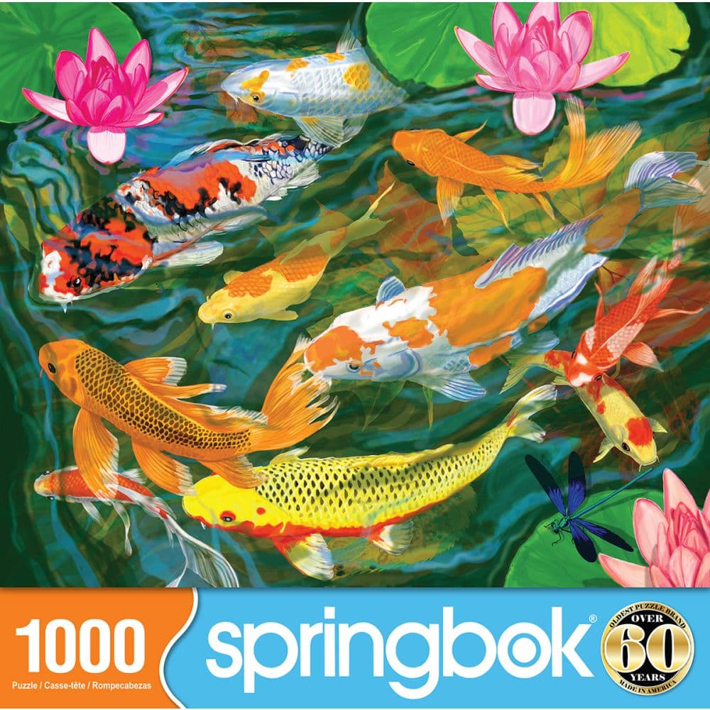 Koi Pond 1000 Piece Puzzle Main Product Image