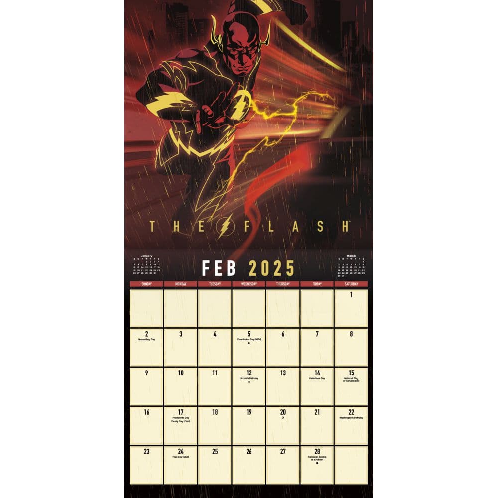 Justice League Classic 2025 Wall Calendar Third Alternate Image width=&quot;1000&quot; height=&quot;1000&quot;
