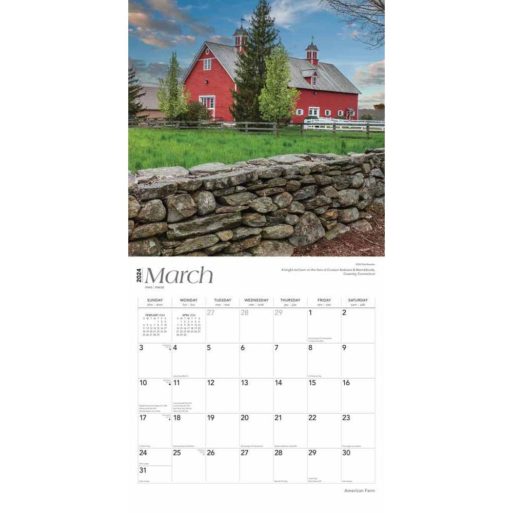American Farm 2024 Wall Calendar Second Alternate Image width=&quot;1000&quot; height=&quot;1000&quot;