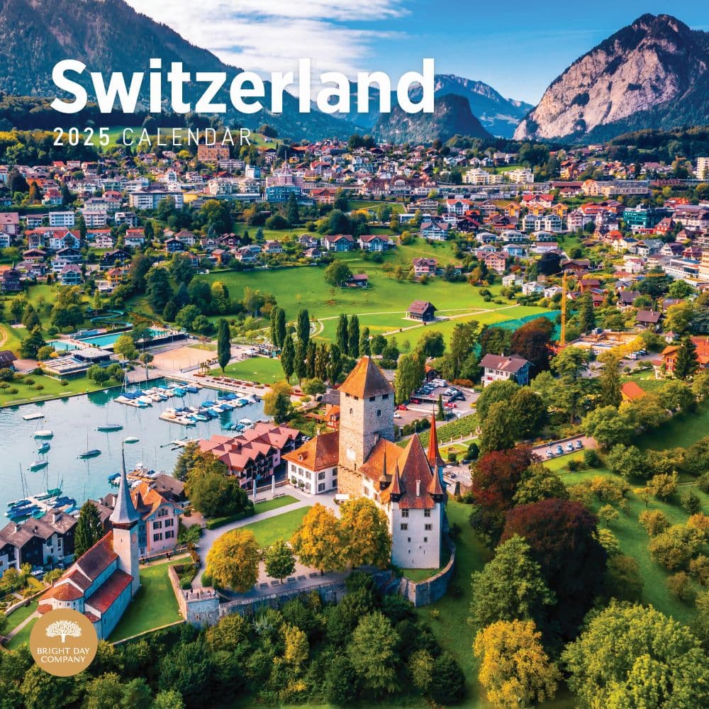 Switzerland 2025 Wall Calendar - Calendars.com