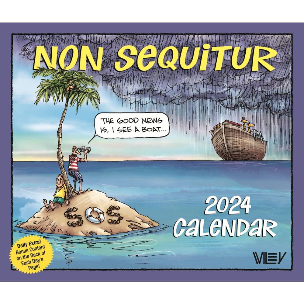 Non Sequitur 2024 Desk Calendar Main Image width=&quot;1000&quot; height=&quot;1000&quot;