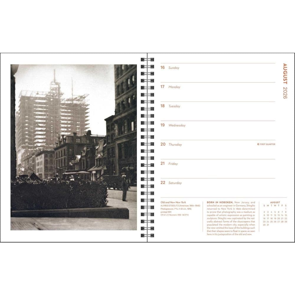 The Metropolitan Museum of Art New York in Art 2026 Engagement Planner Fifth Alternate Image
