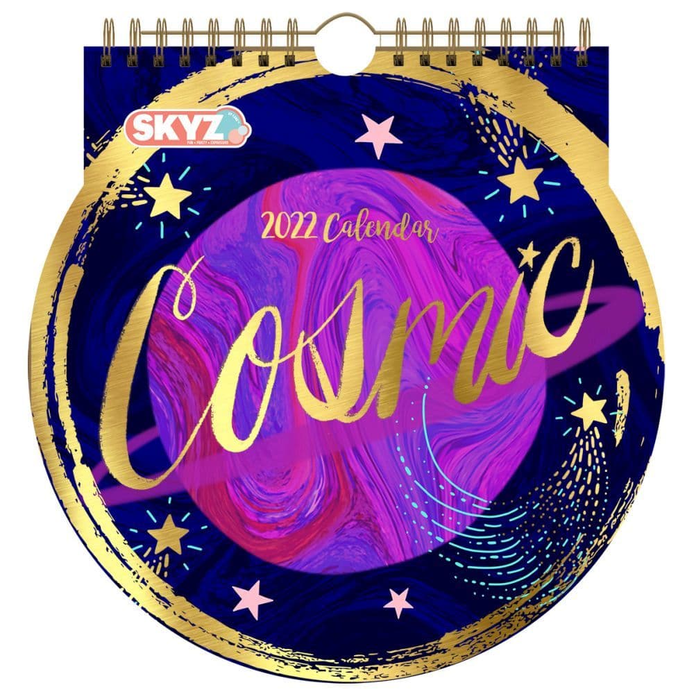 Cosmic 2022 Die Cut Wall Calendar
