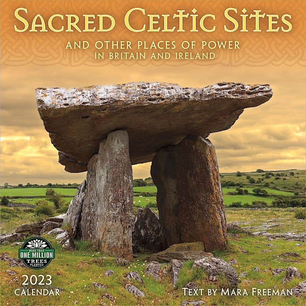 Amber Lotus Sacred Celtic Sites 2023 Wall Calendar