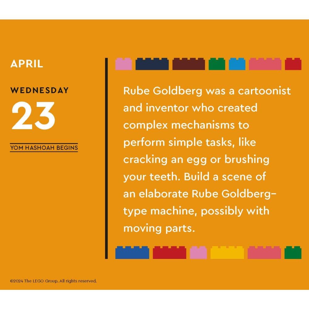 LEGO Laugh a Day 2025 Desk Calendar