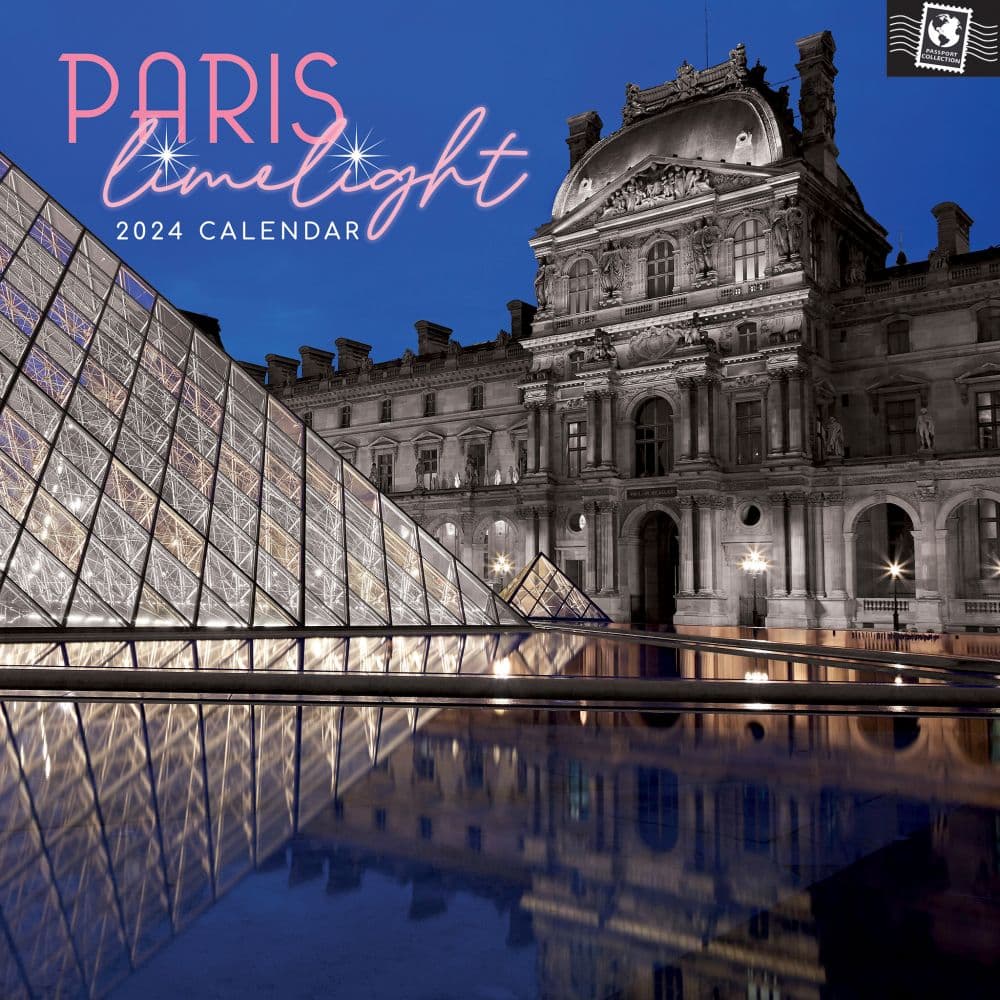 Paris Limelight 2025 Wall Calendar