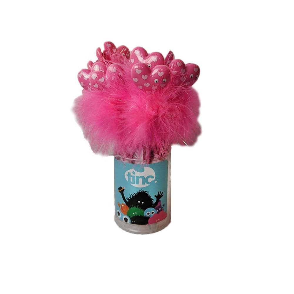 Mallo Pink Feather Pen Heart Alternate Image 3