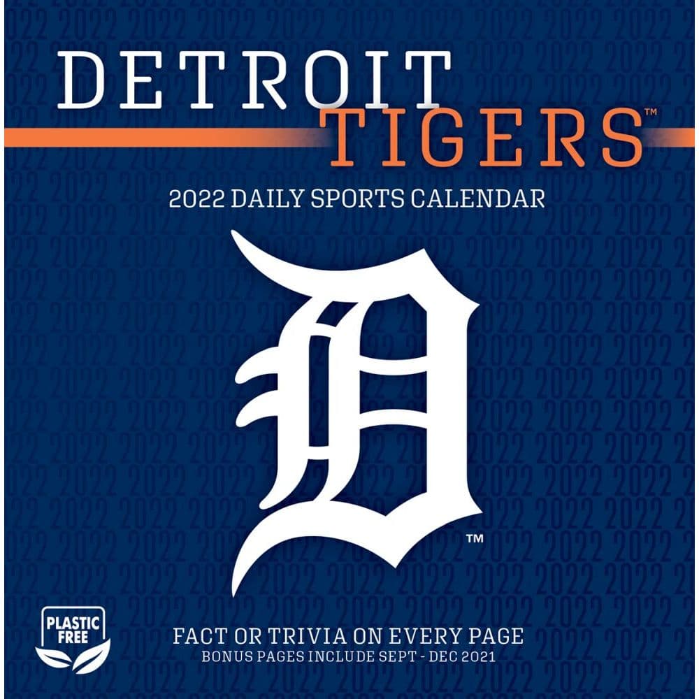 Detroit Tigers 2021 Desk Calendar