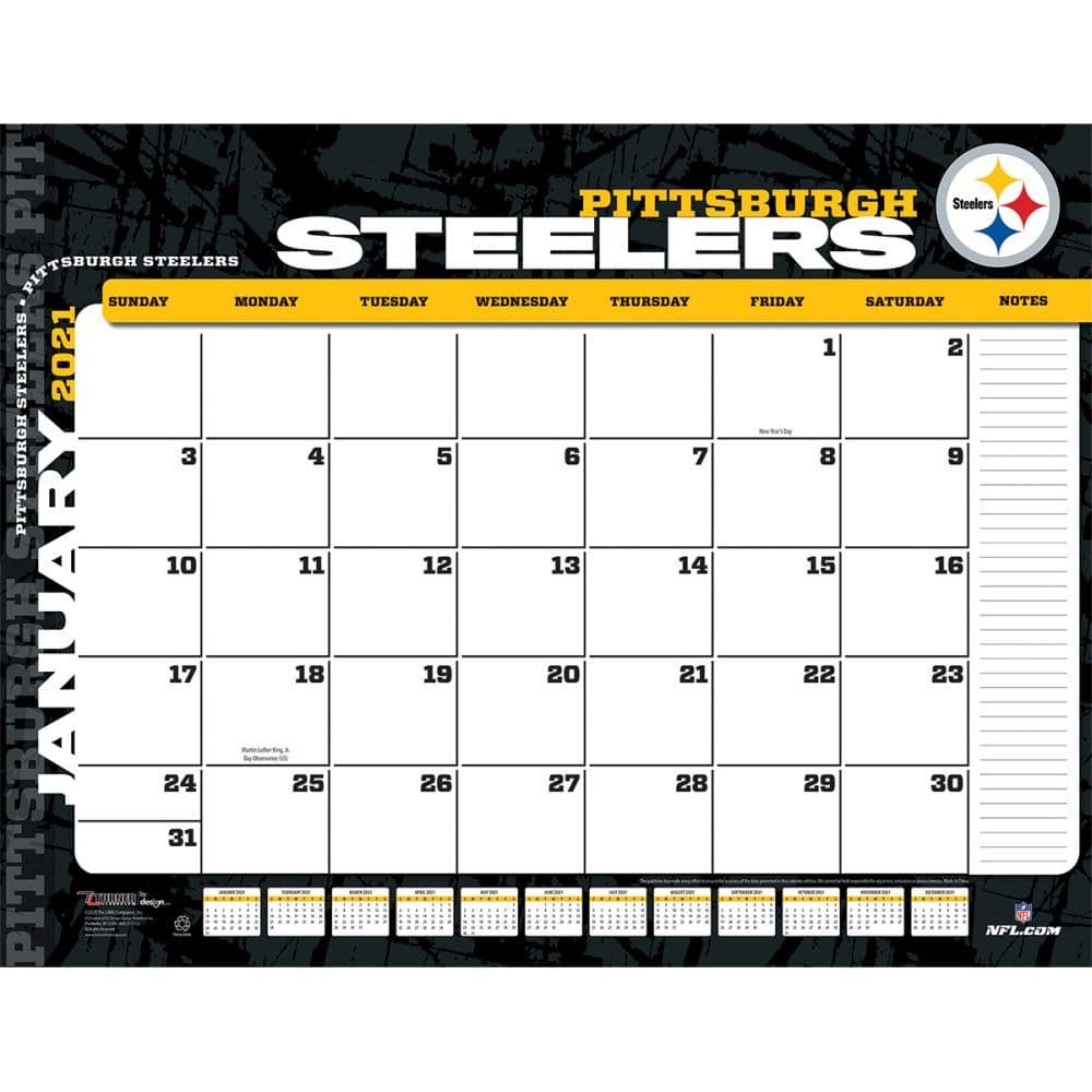 Steelers Wall Calendar 2024 anne regina