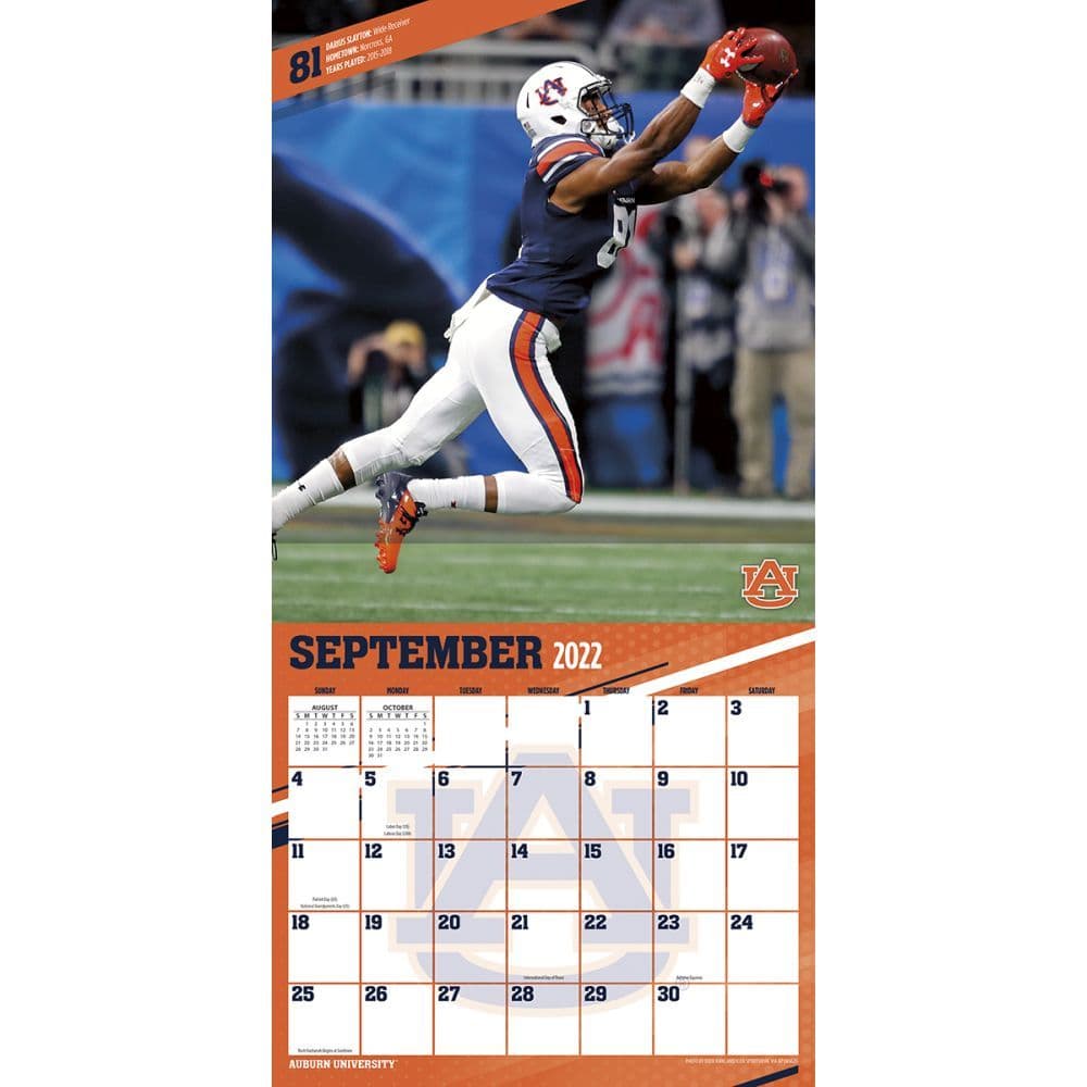 Auburn Tigers by Turner Licensing Auburn Tigers Wall Calendar 