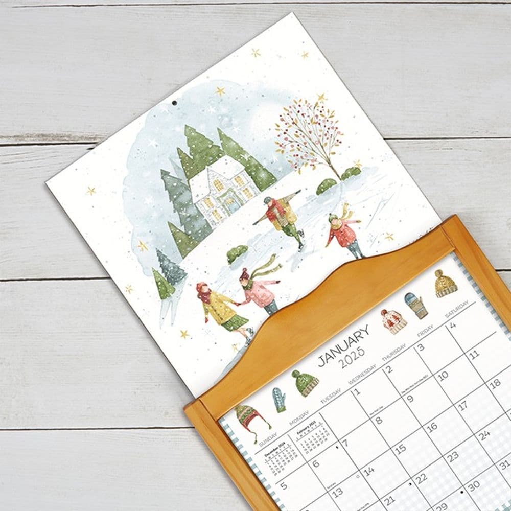 Blissful Moments by Lisa Audit 2025 Wall Calendar