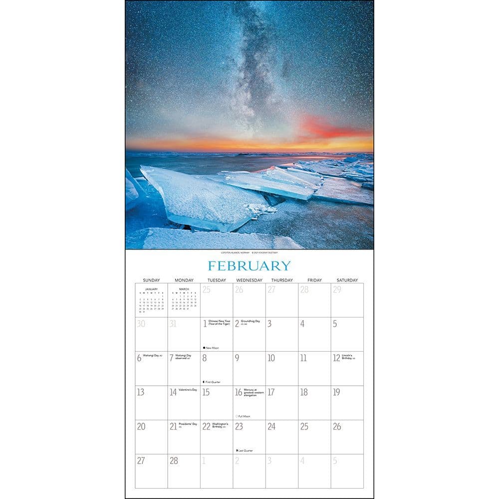 Galaxy Of Stars 2022 Wall Calendar - Calendars.com