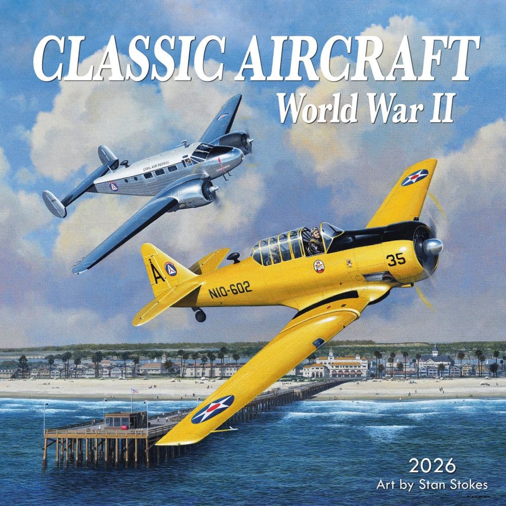 Aircraft Classic 2026 Wall Calendar Main Image