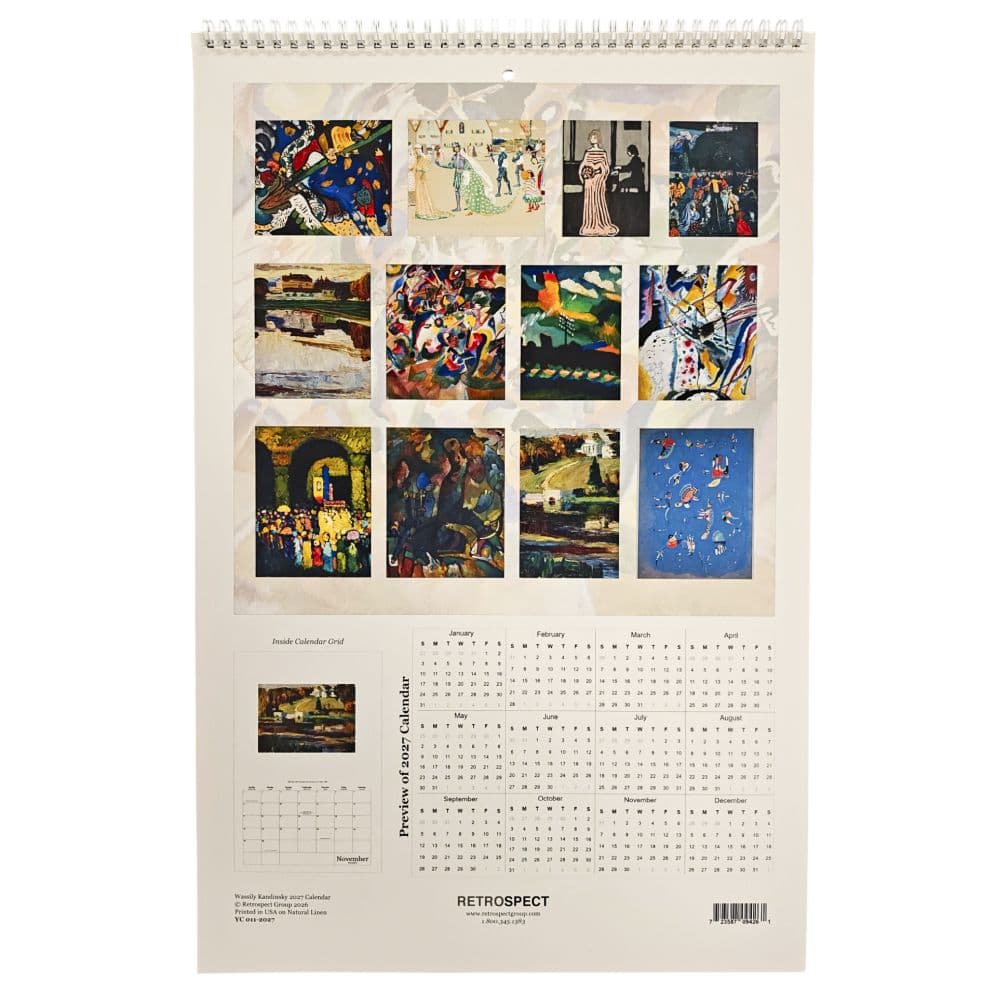 Kandinsky Poster 2027 Wall Calendar First Alternate Image