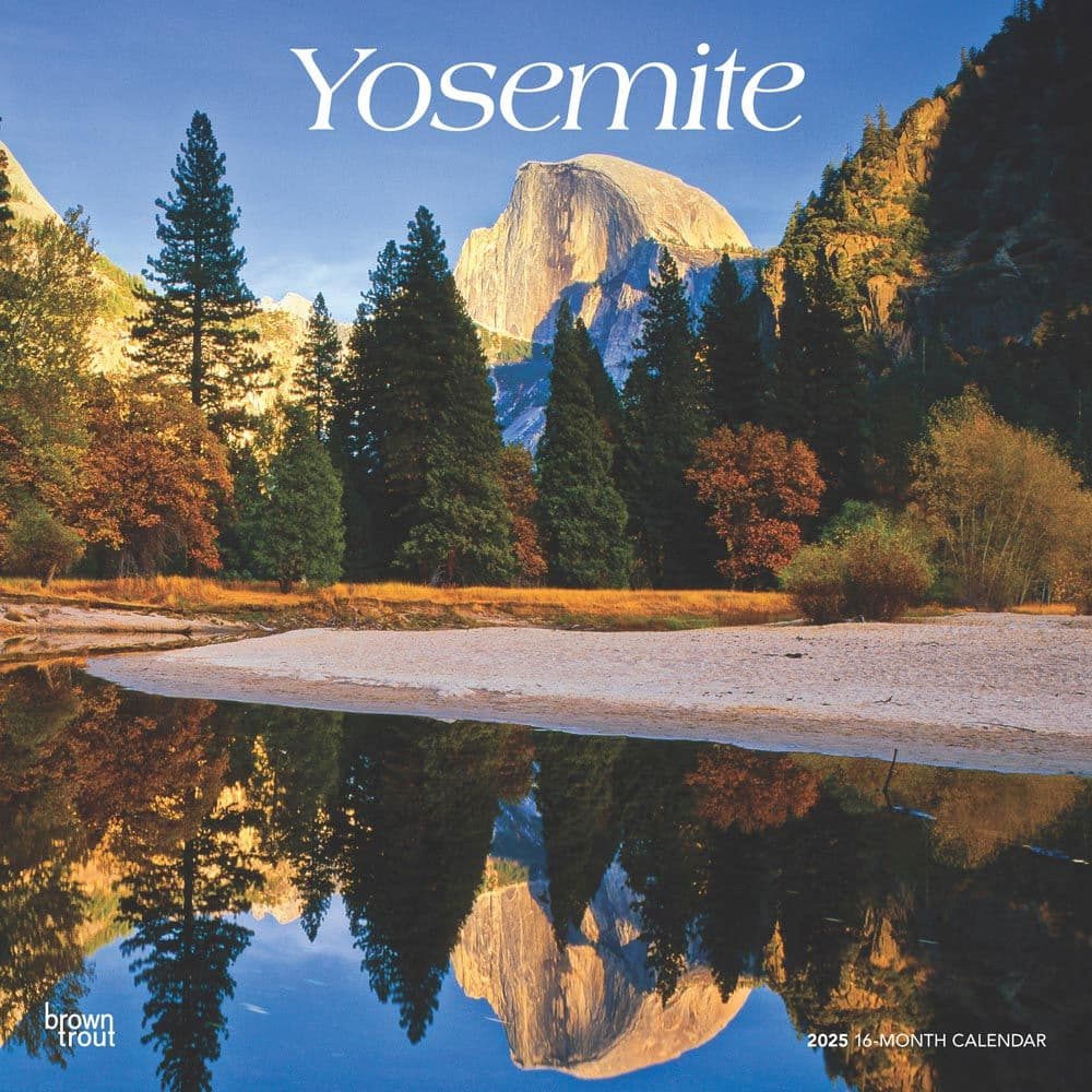 Yosemite 2025 Wall Calendar