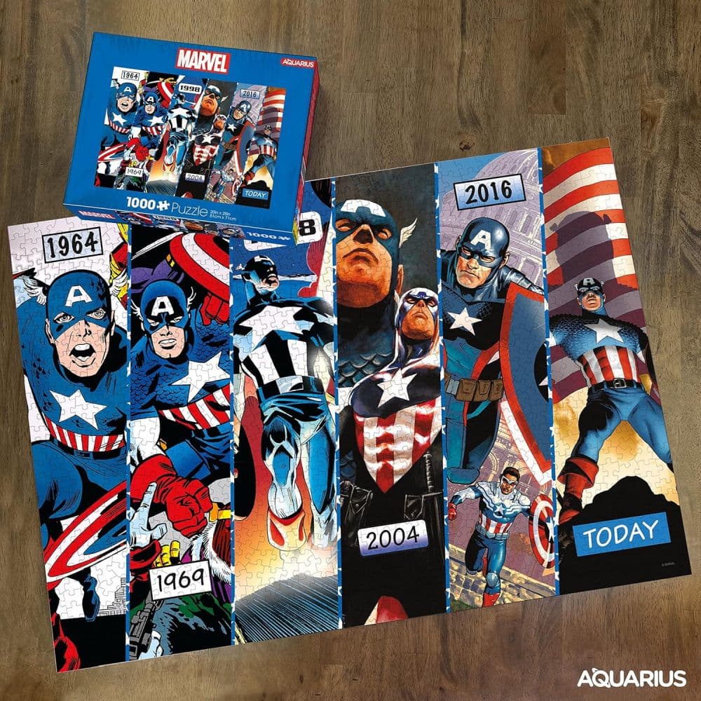 Marvel Captain America Timeline 1000 Piece Puzzle Third Alternate Image