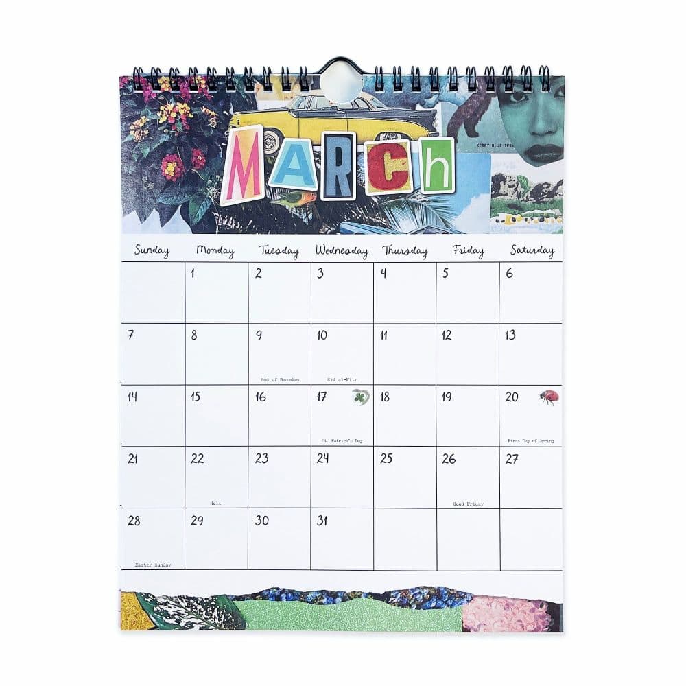 Haricot Dreamworld Stickers 2027 Vertical Wall Calendar Third Alternate Image