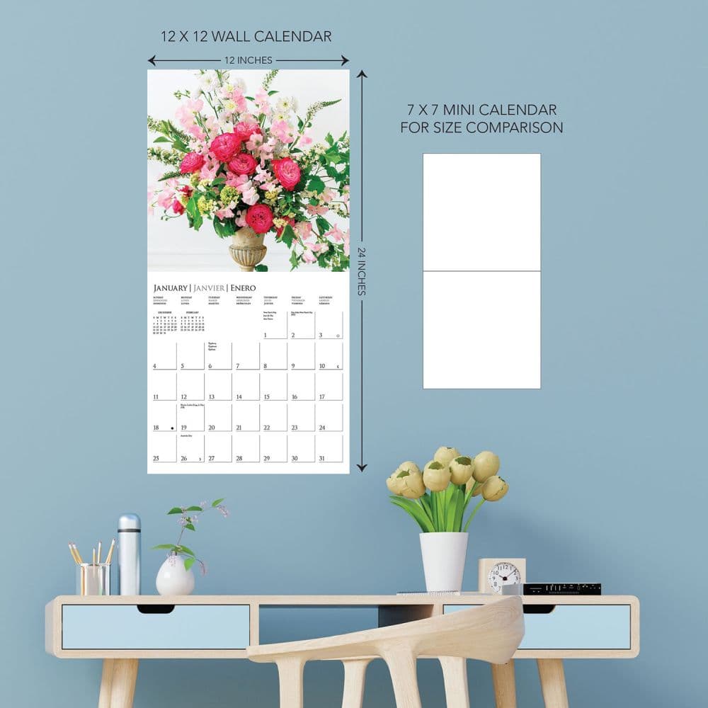 Garden Bouquets 2026 Wall Calendar Third Alternate Image