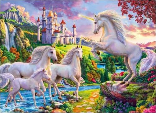 Unicorn and Castle 1000pc Puzzle