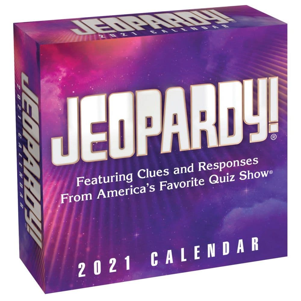 2021 Jeopardy Desk Calendar
