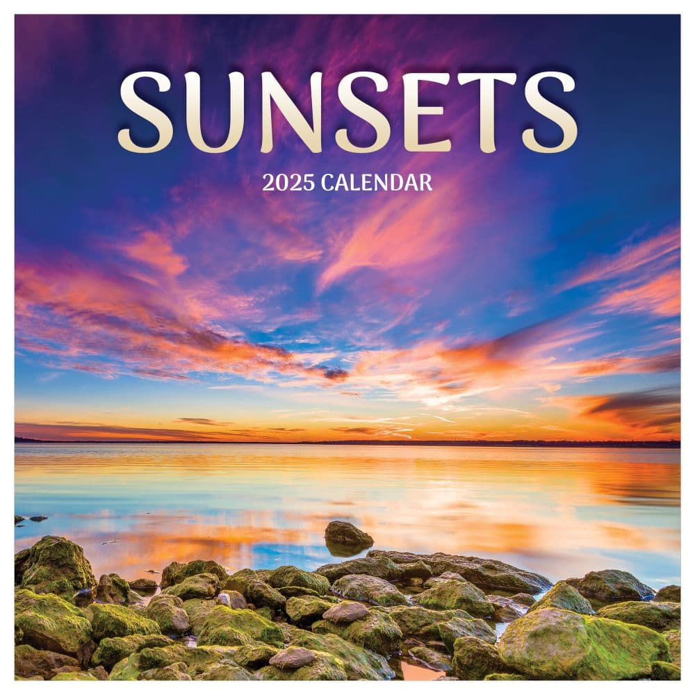 Sunsets 2025 Wall Calendar