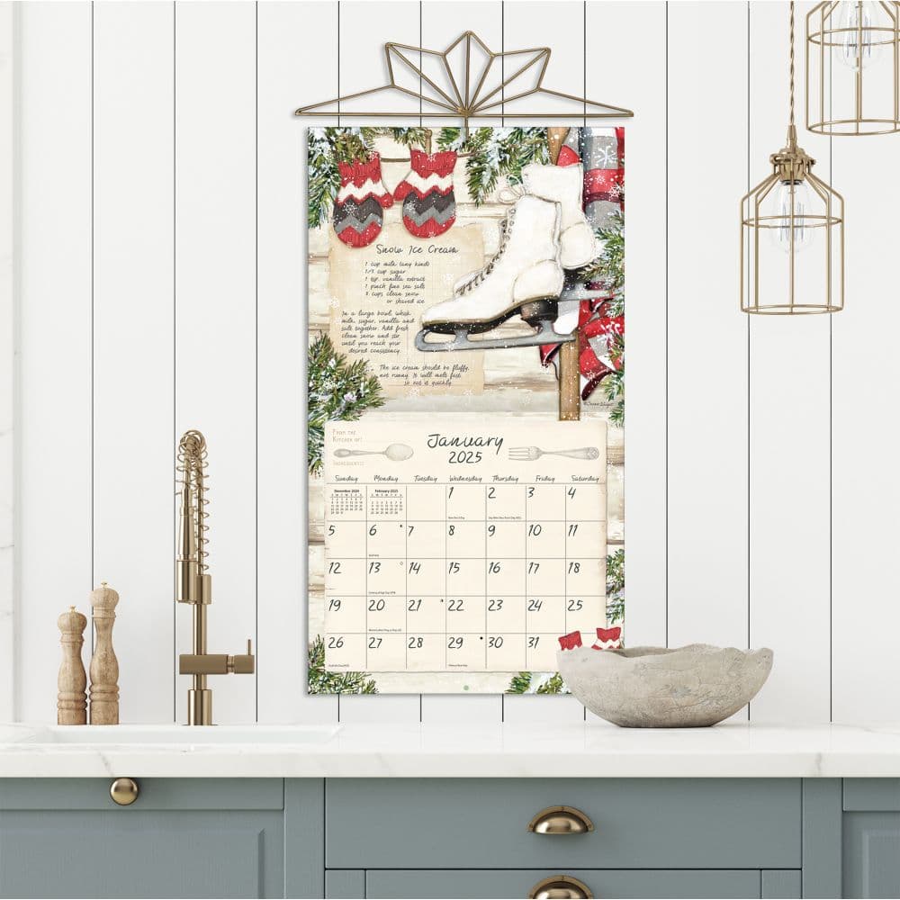 American Kitchen by Susan Winget 2025 Wall Calendar