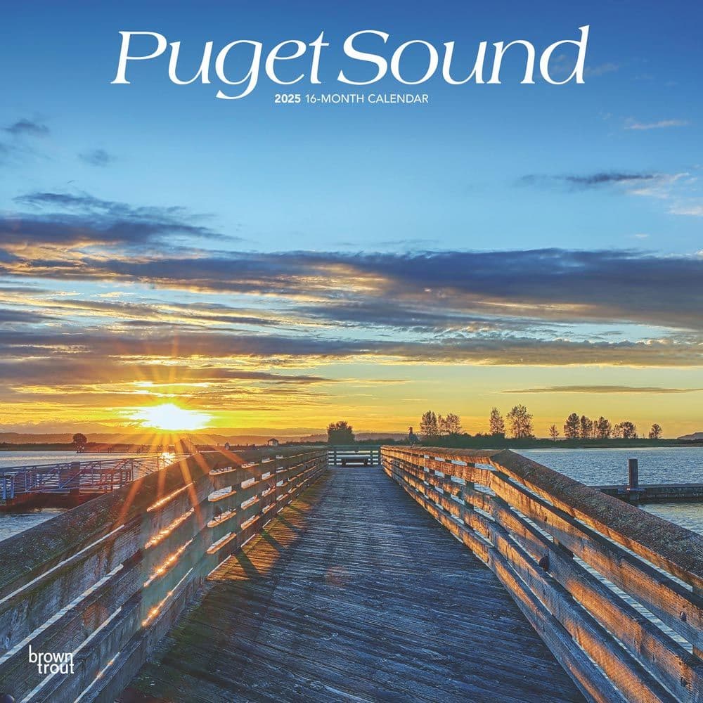 Puget Sound 2025 Wall Calendar