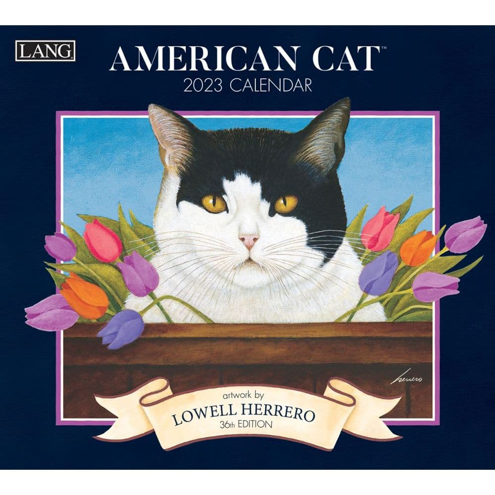 American Cat Calendar 2023 - Printable Word Searches