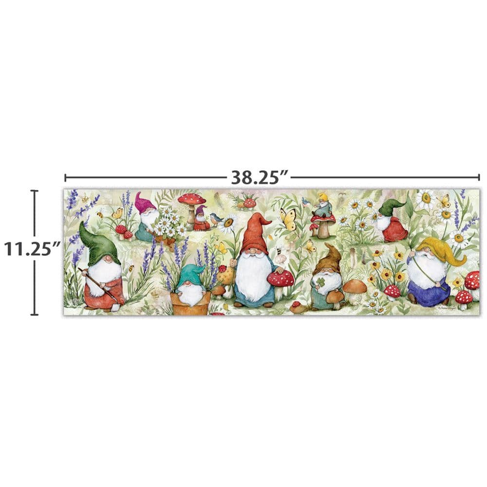 Garden Gnomes 750 Piece Panoramic Puzzle Alternate Image 3