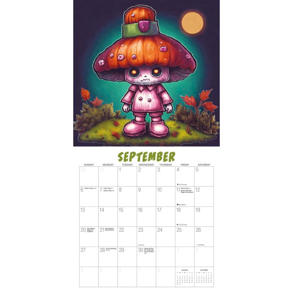 Kawaii Nightmares 2026 Wall Calendar Fourth Alternate Image
