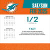 image NFL Miami Dolphins 2025 Desk Calendar Third Alternate Image width="1000" height="1000"