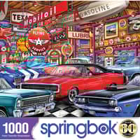 image Muscle Car Museum 1000 Piece Puzzle Main Product Image