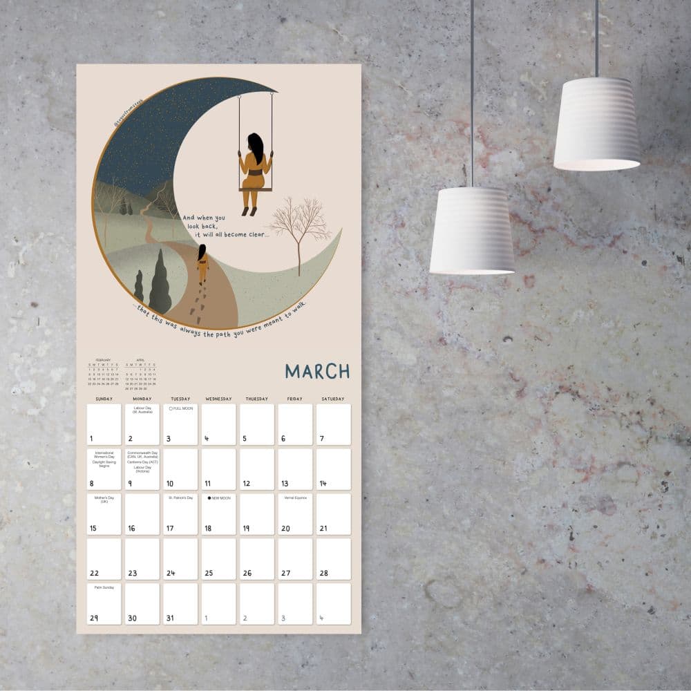 Grow with the Flow 2026 Wall Calendar Fourth Alternate Image
