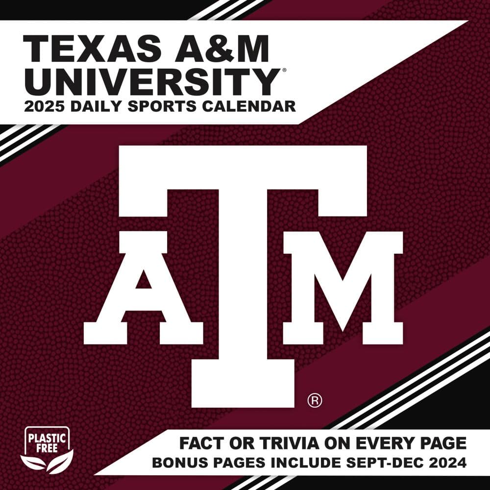 Texas A and M Aggies 2025 Desk Calendar Main Image