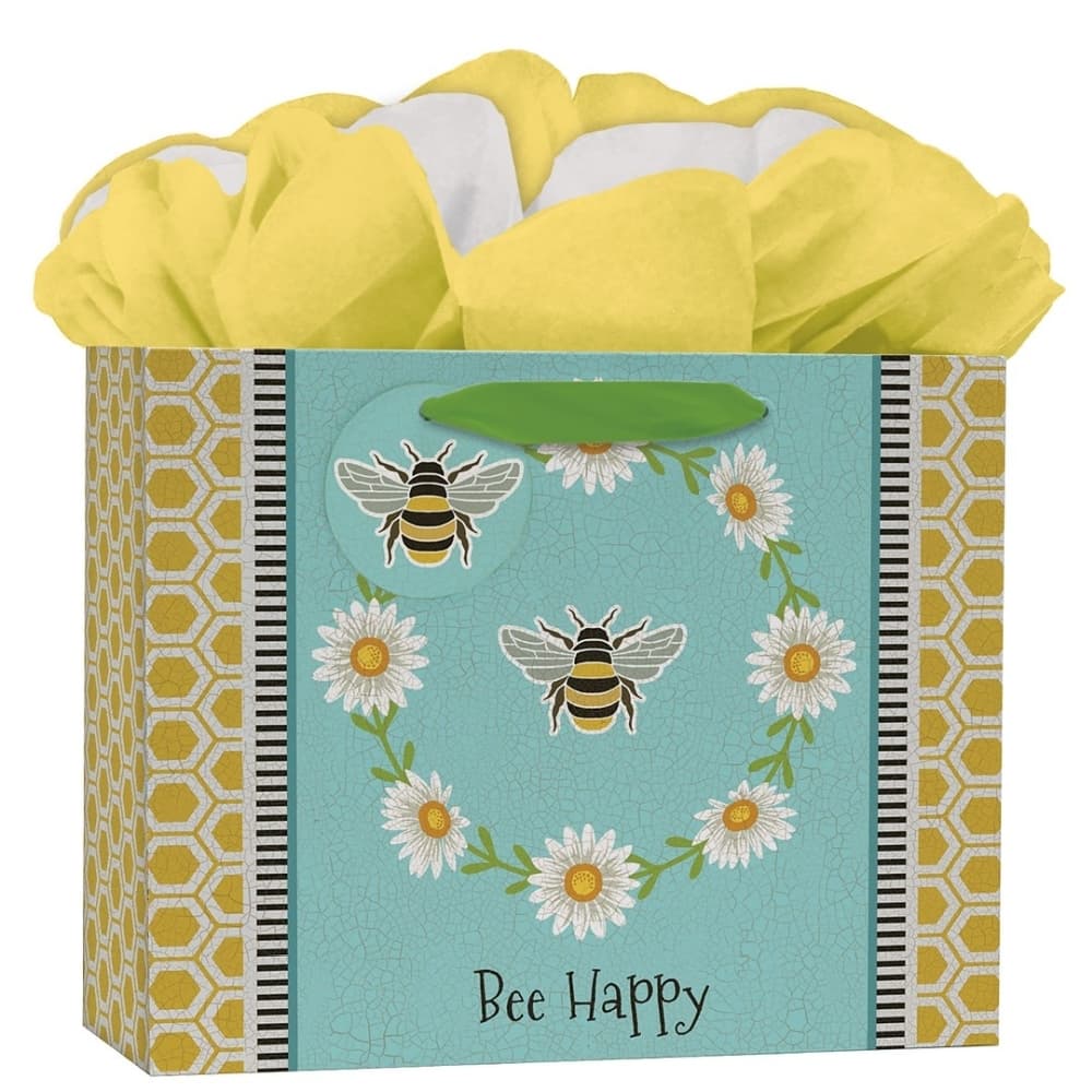 Garden Bee Medium GoGo Gift Bag by Suzanne Nicoll