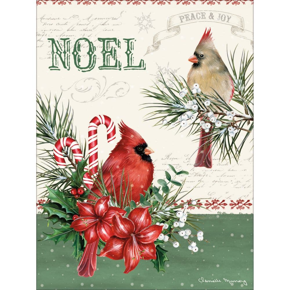 Noel Cardinals by Danielle Murray Classic Christmas Cards Main Image