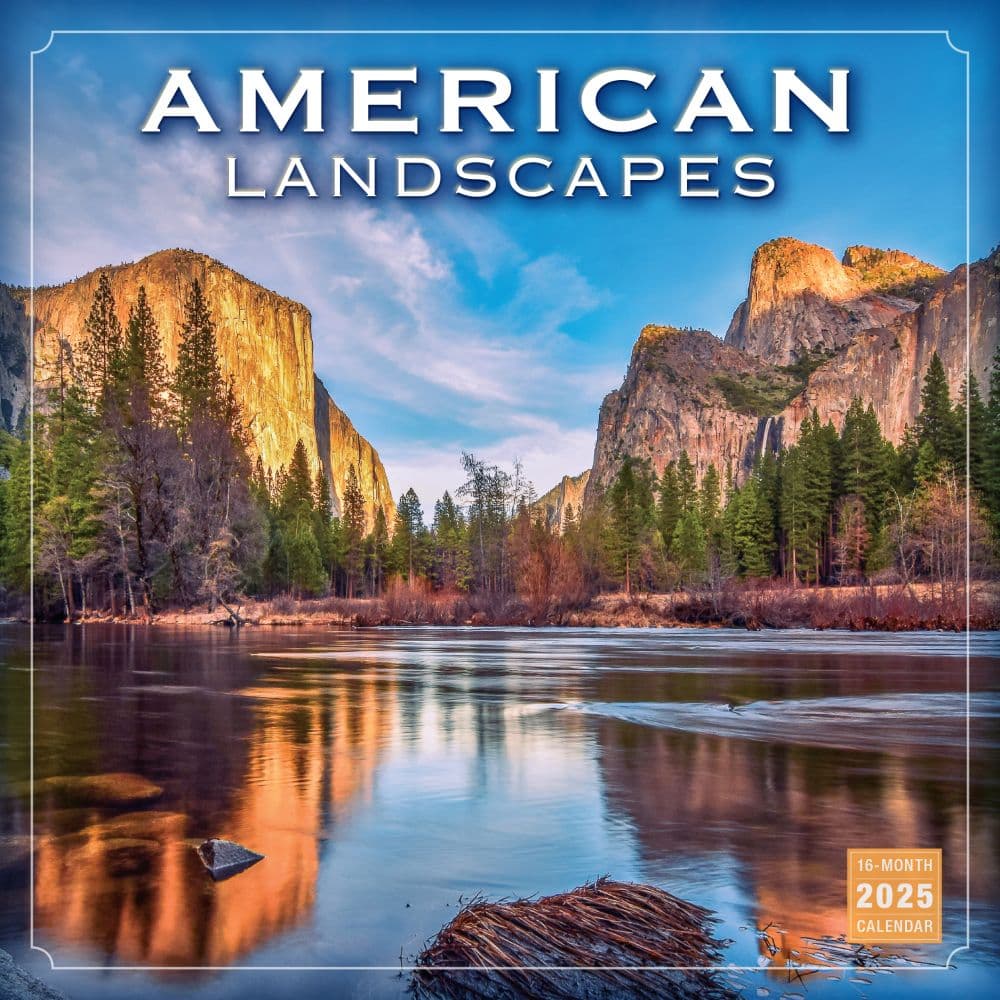 American Landscape 2025 Wall Calendar Main Product Image width=&quot;1000&quot; height=&quot;1000&quot;
